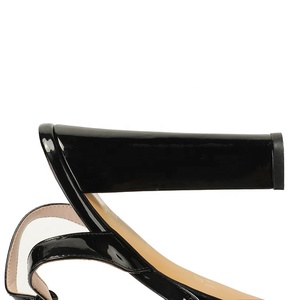 Sandali <span class=keywords><strong>con</strong></span> <span class=keywords><strong>tacco</strong></span> largo e plateau <span class=keywords><strong>alla</strong></span> moda da donna, neri, sexy, <span class=keywords><strong>con</strong></span> punta quadrata e cinturino <span class=keywords><strong>alla</strong></span> <span class=keywords><strong>caviglia</strong></span>, ideali per l'estate - OEM/ODM - Product Image 5