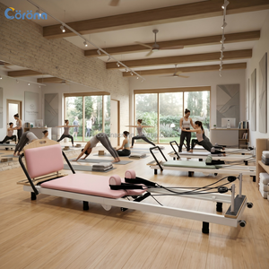 Reformer de <span class=keywords><strong>Pilates</strong></span> pliable moderne et peu encombrant pour usage commercial et domestique - Product Image 1