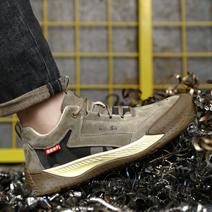 Chaussures de travail anti-brûlure pour soudeurs, avec embout en plastique, isolées pour électriciens, bottes industrielles indestructibles pour hommes - Product Image 6