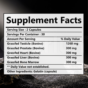 Cápsulas de Complejo de Hierba de Pastoreo de Marca Privada, Energía Natural y Apoyo a la Vitalidad de la Próstata, Cápsulas para la Optimización Masculina, Suplemento Dietético - Product Image 2