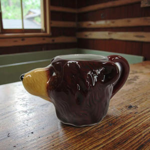 Personalizado 11oz 12oz 14oz Taza de café de cerámica Único 3D Animal Art Gorila Búho Águila Lobo Forma Taza de <span class=keywords><strong>cerveza</strong></span> grande Regalos de calidad premium - Product Image 2