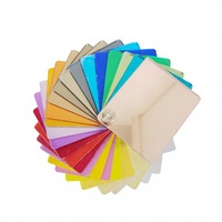 Plaque de miroir acrylique dorée sur mesure 1mm 2mm 3mm, panneau de miroir en plastique flexible pour décoration intérieure