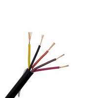 Câble électrique OEM/ODM 0,5 mm, prix bas, câble isolé en PVC basse tension, câble en cuivre pour l'habitat, pour la construction