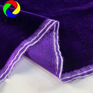 Commercio all'ingrosso tessuto Plain tinto 32% Nylon 68% viscosa velluto tessuto per le donne vestono scialli indumento e vestiti - Product Image 4