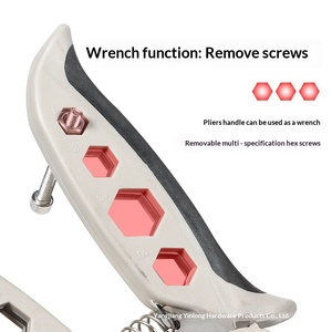 Pince multifonction 26-en-1 pour électricien, avec fonctions de sertissage, dénudage, décapage et enroulement de fils, pour plaques de connexion et fils spéciaux. - Product Image 2