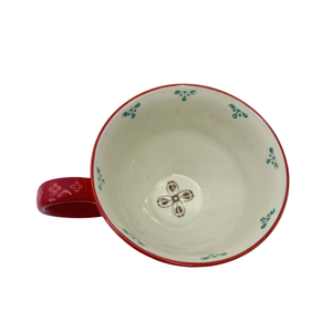 Venta al por mayor de fábrica: Tazas de cerámica de 15 oz para sopa, café, té, pintadas a mano, para café, leche, cereales, multicolor - Product Image 6