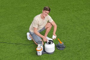 Boules <span class=keywords><strong>de</strong></span> <span class=keywords><strong>filtration</strong></span> pour <span class=keywords><strong>piscine</strong></span> Polyspher portables pour pompes à filtre à sable - Résistantes aux UV et légères - Product Image 5