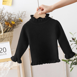 Nuovo maglione da <span class=keywords><strong>bambina</strong></span> in peluche formale invernale manica lunga manica lunga abbigliamento in cotone caldo per bambini autunno - Product Image 4