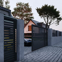 Pergola moderne en aluminium avec persiennes réglables pour la protection de l'intimité et un espace de vie extérieur résistant au vent