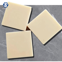 Plaque Ronde en Nylon PP PE PA Moulé, Plaque CNC Personnalisée en Plastique de Haute Qualité, Vente Directe Usine