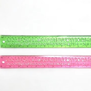 Regla Flexible de Plástico Recta Multifuncional Plegable de 30 cm en Varios Colores para Estudiantes, Escuela y Oficina - Product Image 1