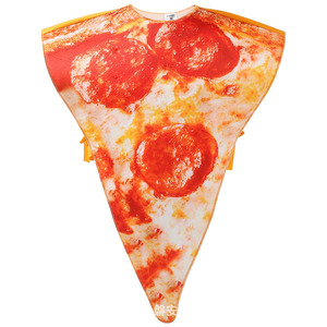 Costumi da Personaggi di Pizza per Bambini per Halloween, Top Rosso Divertente per Cosplay e Accessori Stravaganti - Product Image 3