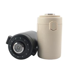 Recipiente para Café de Acero Inoxidable con Cuchara Magnética, Registro de Fecha e Higrómetro, Recipiente para Almacenar Granos de Café de Color Blanco - Product Image 6