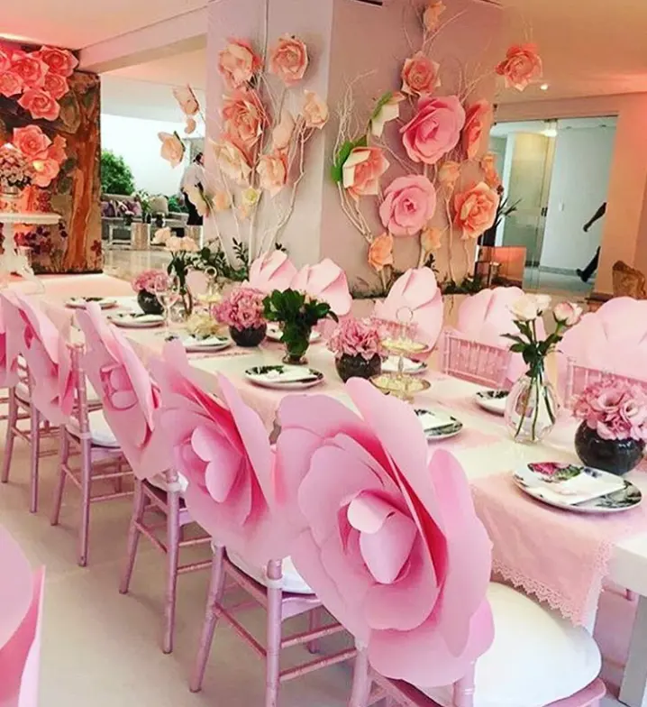 Оптовая продажа фон большая Роза гигантский бумажный цветок для свадебного украшения стены цветка стены