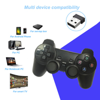 Manette de jeu pour téléphone avec micro USB ou type C, manette de jeu sans fil 2,4G pour PS Android TV Box