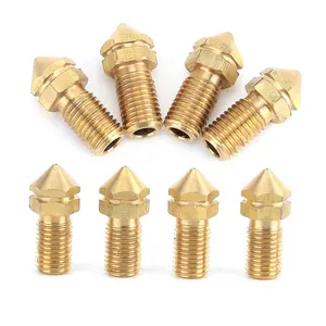 Oem Custom Hoge Precisie Nozzle 3d Printer Onderdelen Accessoires 0.2 0.4 0.6 0.8 Messing 3d Printer Nozzle