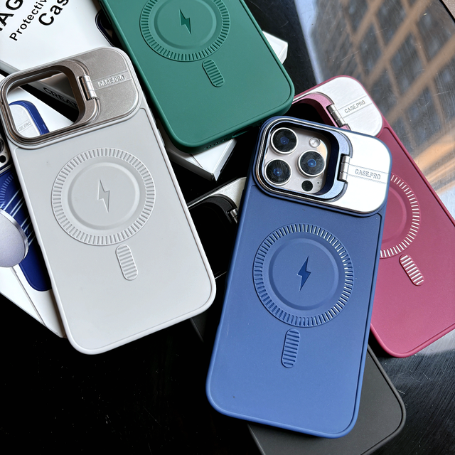 2026 New Lens Protection Cover Wireless Charging Magnetic Shockproof Mobile Phone Case for iPhone 14 15 16 Plus 13 12 Pro Max