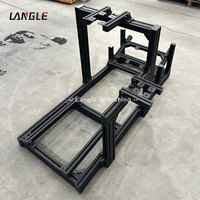Chasis de Aluminio para Simulación de Carreras, Personalizable, Cómodo, Inclinado, de Bajo Precio, con Perfil de Marco y Corte Incluidos
