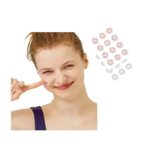 OEM可爱印花甜甜圈设计粉刺贴水胶体敷料青少年