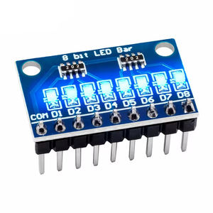 Módulo Indicador LED de Cátodo Común Azul de 8 Bits, 3.3V <span class=keywords><strong>5V</strong></span>, Kit de Bricolaje para Raspberry Pi 4 <span class=keywords><strong>Nodemcu</strong></span> <span class=keywords><strong>V3</strong></span> - Product Image 2