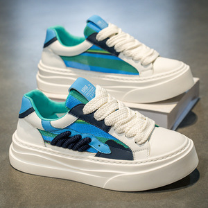 Zapatillas Deportivas de Plataforma con Aumento de Altura, Transpirables, de Malla y PU, Antideslizantes, Cómodas, para Hombre, Estilo Casual - Product Image 3