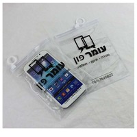 Sacs en PVC personnalisés en gros avec fermeture éclair et impression en gravure, résistants à l'humidité pour téléphones et étuis de téléphone, petits emballages