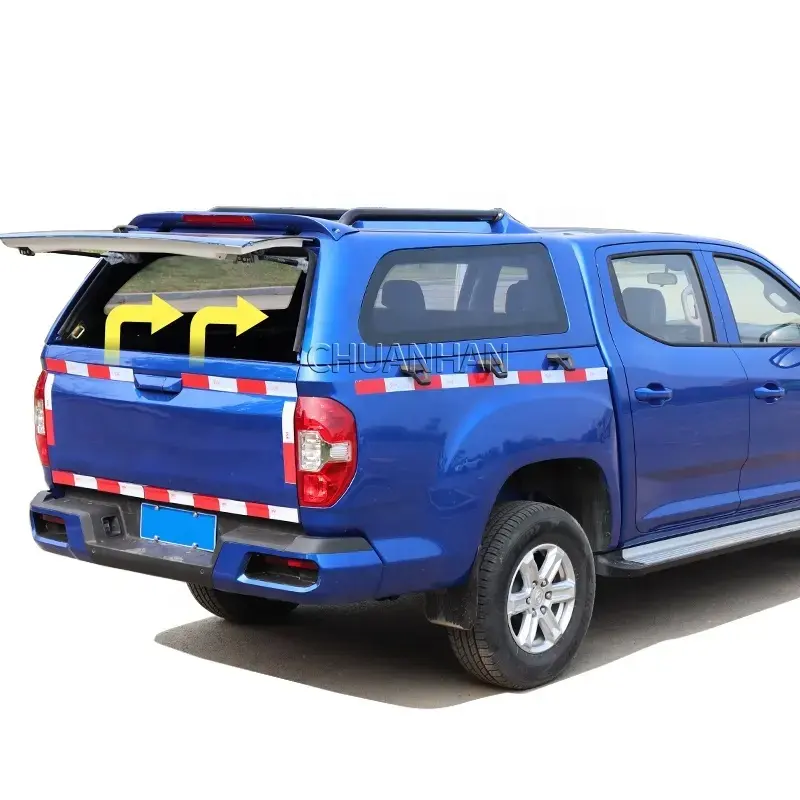 Pikap aksesuarları fiberglas kamyon kasası kapağı Hardtop hilux gölgelik hilux vigo/revo