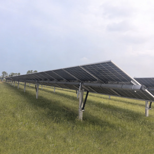 Sistem Pelacak Surya Satu Sumbu 1MW 3MW, Pemasangan di Tanah, Pelacak Surya Satu Sumbu Cerdas dengan Penggerak Putar - Product Image 1