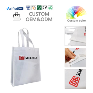 Vente en gros de fourre-tout écologique non tissé OEM ODM sac d'épicerie en polyéthylène sac réutilisable recyclable biodégradable non tissé sac pour cadeaux - Product Image 1