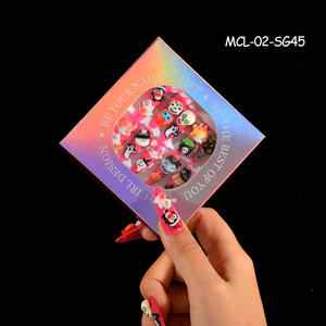 Venta al por mayor hecho a mano nuevo estilo resina joyería 3D <span class=keywords><strong>Antic</strong></span> Kawaii negro blanco cráneo prensa en las uñas postizas para uñas de Halloween - Product Image 3