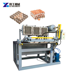 2024 tự động qua lại khay trứng máy làm/Hộp trứng/giấy Pallet dây chuyền sản xuất 2400 pcs/h - Product Image 5