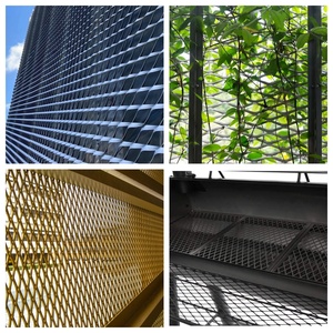 <span class=keywords><strong>Grillage</strong></span> métallique galvanisé à chaud à mailles losangées <span class=keywords><strong>pour</strong></span> clôtures de construction, passerelles et plateformes - Product Image 6