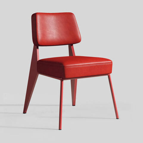 Pas d'accoudoir coussin rouge étagère rouge