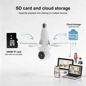Caméra de surveillance domestique 2K 3MP WiFi extérieure, double antenne, signal longue portée, caméra PTZ sans fil - Product Image 6