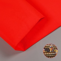 Kain Pakaian Kerja Fluoresen Berlapis Membran E-PTFE 2-Lapisan Tahan Air, Bernapas, dan Tahan Angin Oxford Merah/Kuning/Oranye