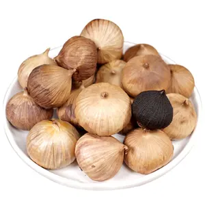 Black garlic healthy food for wholesale Black garlic from China cheap price solo garlic supplier No minimum order quantity