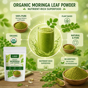 Polvo de hoja de <span class=keywords><strong>Moringa</strong></span> orgánico Natural puro, compatible con la digestión y la inmunidad, polvo de hojas de <span class=keywords><strong>Moringa</strong></span> para la salud - Product Image 3