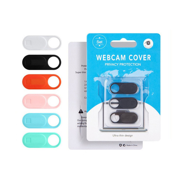 Custom Logo Webcam Cover Slider Laptop Camera Cover Slide Blocker for Computer Tablet Phone