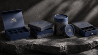 Boîte à dattes Ramadan sur mesure en papier de Dubaï avec fermeture magnétique, emballage de dattes au chocolat, boîte cadeau avec séparateur