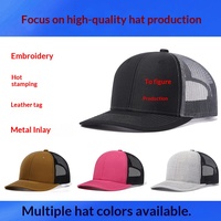 Gorras de Béisbol de 6 Paneles de Malla de Algodón Peinado con Logotipo Personalizado al por Mayor de Fábrica, Estilo Casual para Adultos y Niños