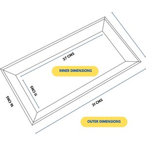 Plateau de service rectangulaire finition cuivre martelé 30x16 CMS acier inoxydable apéritif vaisselle argentée pour fêtes événements - Product Image 3