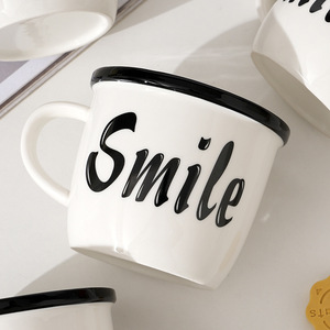 Mug en céramique avec poignée à motifs d'émoticônes créatives et originales, réutilisable, compatible lave-vaisselle et micro-ondes, pour le bureau, la maison et le café - Product Image 5