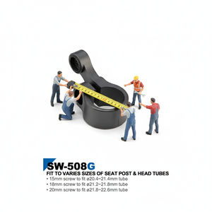 Support de réflecteur de vélo réglable Sunnywheel SW508G, compatible avec les tubes de 21,221,8 mm pour vélos de route, de montagne, de ville et électriques - Product Image 2