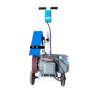 Máquina Lijadora Industrial de Metal JLD, Motor Eléctrico sin Escobillas, Amoladora de Banda, Pulido de Placas de Acero para Tapas de Alcantarilla