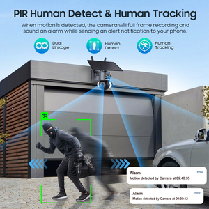 Sectec HD 6MP Aov Không Dây PTZ Máy Ảnh Không Thấm Nước <span class=keywords><strong>IP</strong></span> Home An Ninh CCTV 24/7 Ghi Âm AI Năng Lượng Mặt Trời Powered Mạng Máy Ảnh 4G Sim - Product Image 6