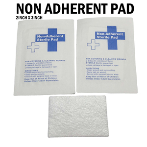 Almohadillas de gasa estériles no adherentes, 2x3, vendaje para heridas indoloro con alta absorción envuelto individualmente para una protección adicional - Product Image 4