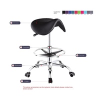 Tabouret de travail en métal pour école, laboratoire, atelier, vente en gros d'usine, petit tabouret de beauté pivotant et réglable en hauteur