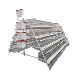 Jaulas para Cría de Pollos, Avicultura Automática, Tipo A/H, 3/4, Gallinero, Caja para Aves de Corral, Gallinero Plegable, Jaula para Gallinas - Product Image 1