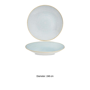 Duck <b>Egg</b> Blue Deep Coupe Bowl 24.8 cm Churchill Stonecast -12-Sdesevb91 - Product Image 3