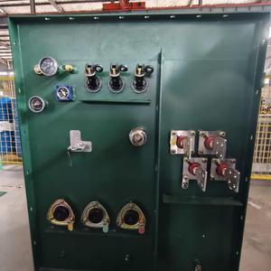 Transformador de Potencia Eléctrico Trifásico de 50 kVA a 2000 kVA, Tipo Caja, Impregnado en Aceite, 11 kV 400 V, Montado en Plataforma - Product Image 1